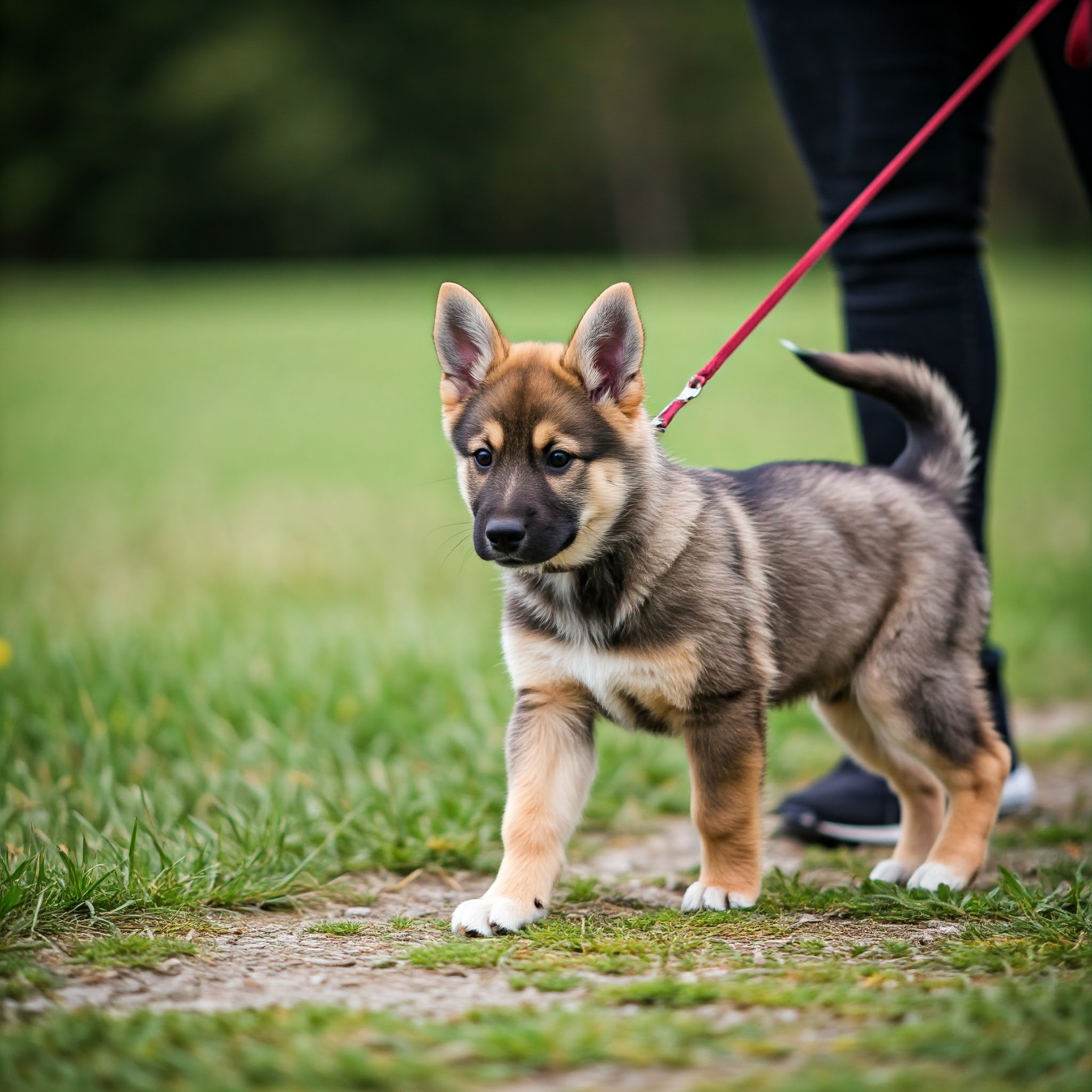 leash training dogs